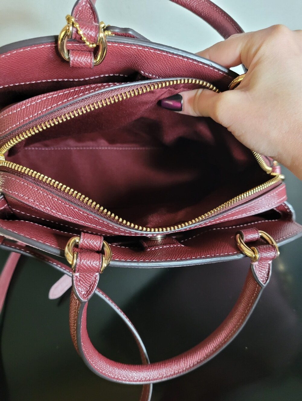 Coach Mini Lillie Carryall Satchel Crossbody Bag - Picture 12 of 16